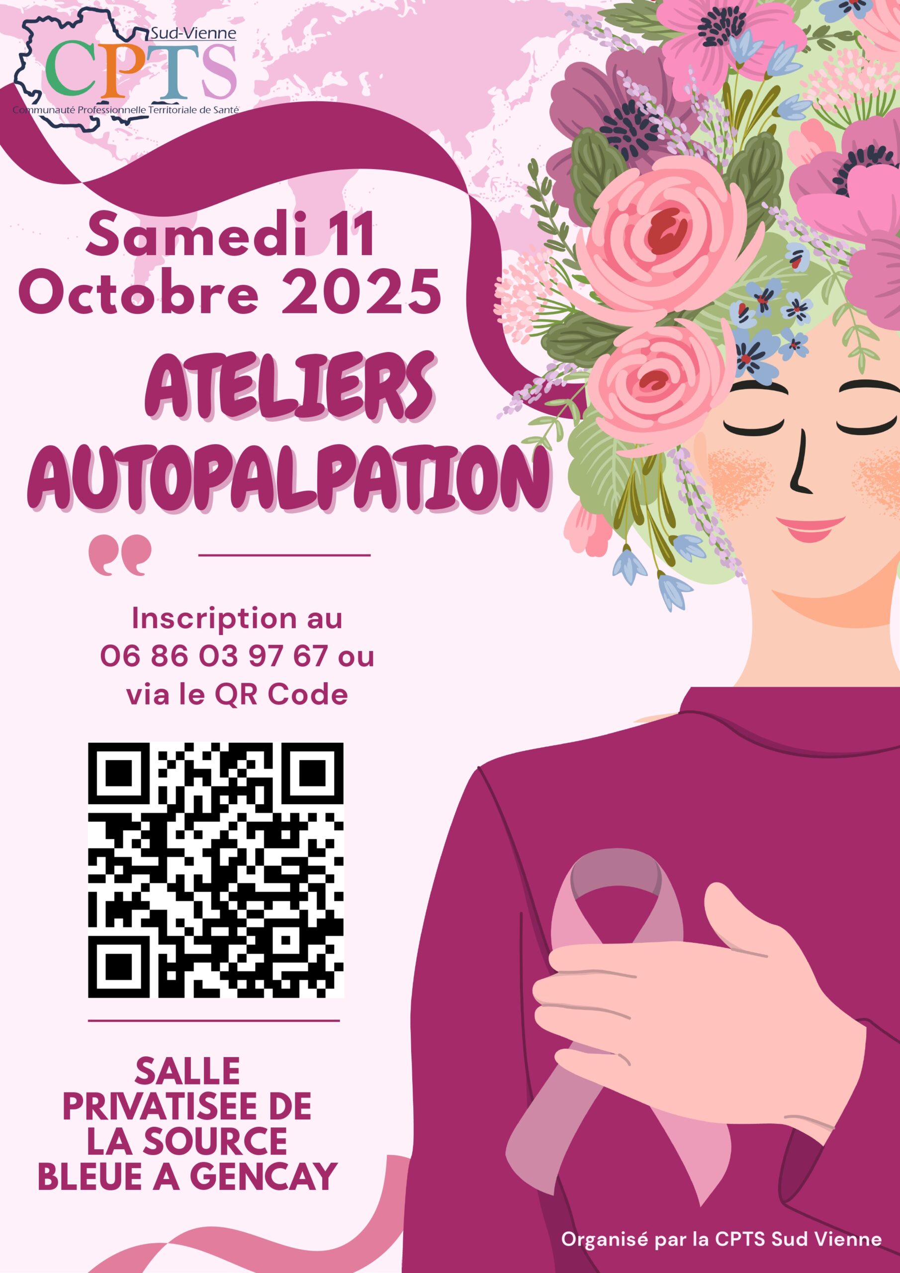 OCTOBRE ROSE A GENCAY : SAMEDI 11 OCTOBRE