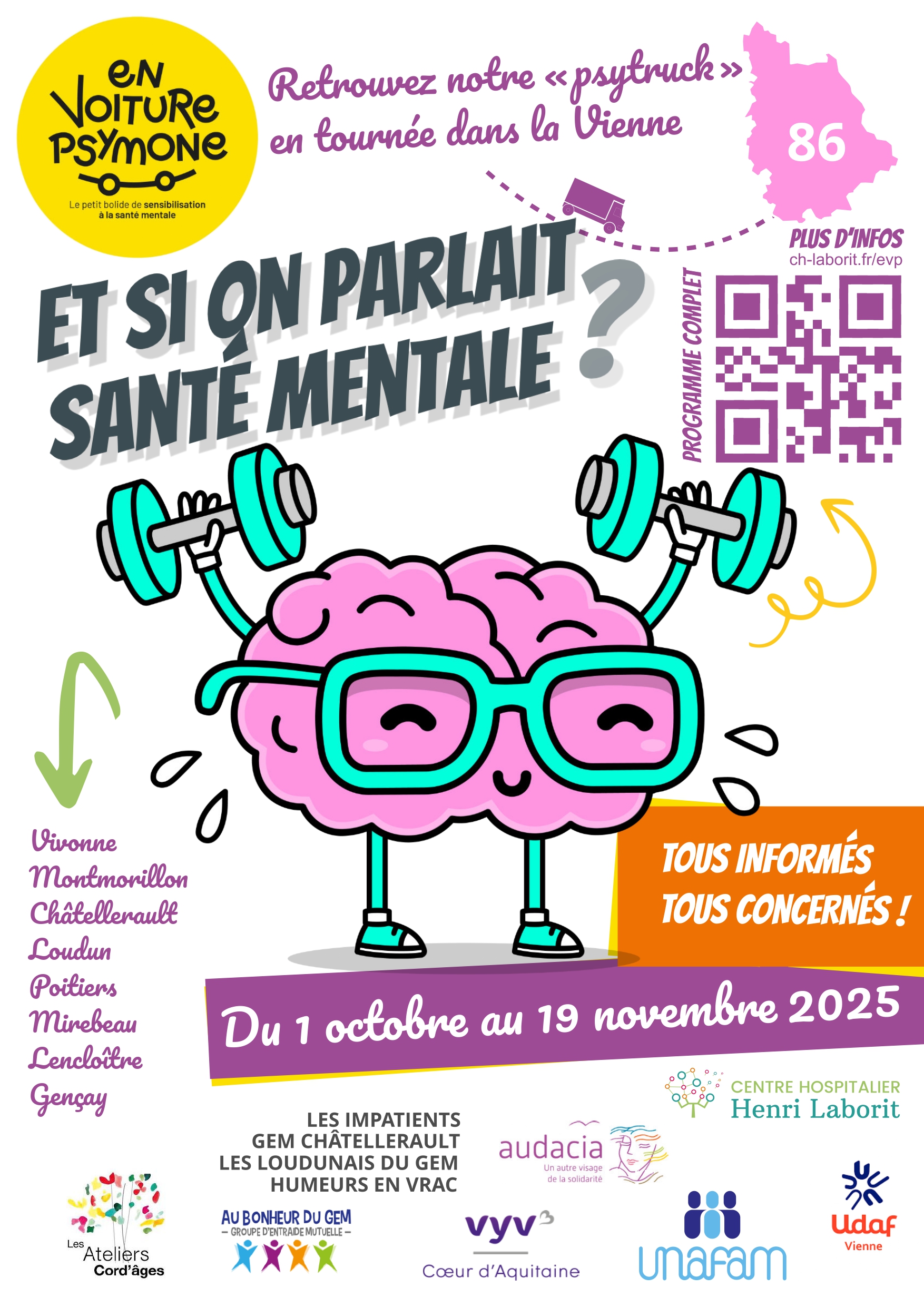 Tournée En Voiture Psymone ” Si on parlait Santé Mentale”
