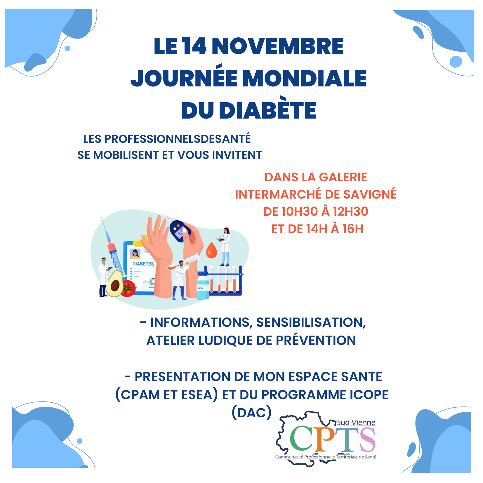 14 Novembre 2025 : Journée du diabète