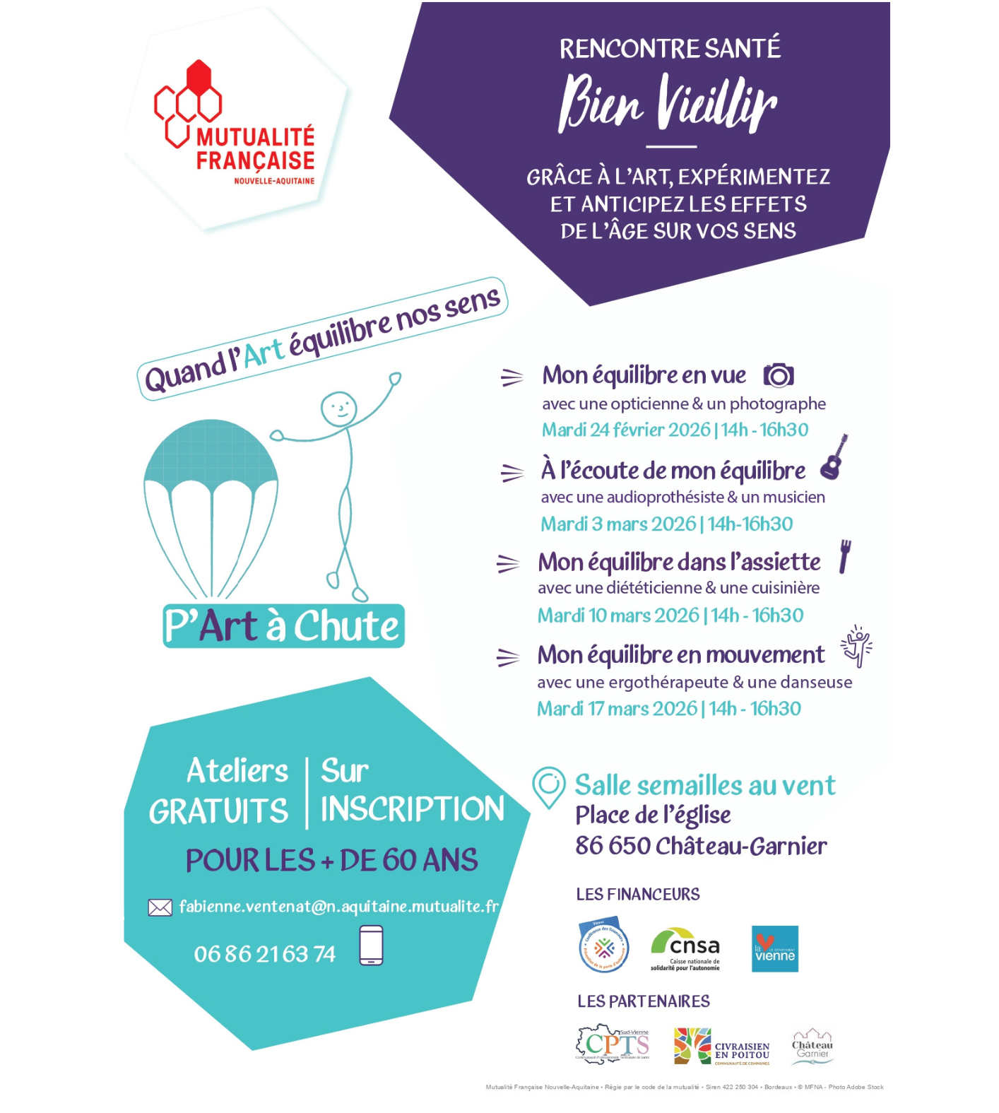 P’Art à Chute : Rencontre Santé Bien Vieillir pour les + de 60 ans